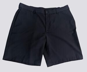 Grand Slam Performance Black Flat Front Golf Shorts - Size 40